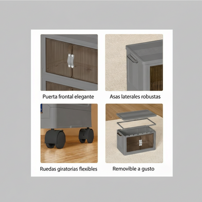 ONAIL : Organizador Plegable con Acceso Frontal y Rueditas.