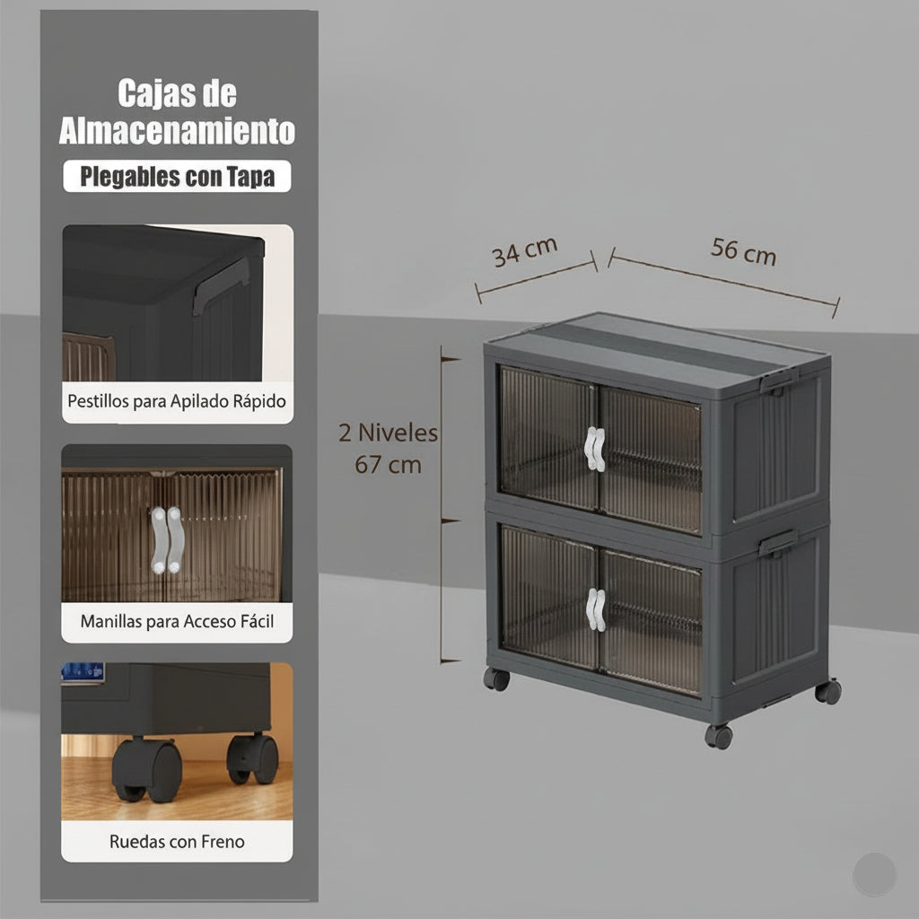 ONAIL : Organizador Plegable con Acceso Frontal y Rueditas.